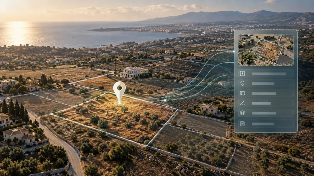 Cadastral and Location Data Autofill interface preview