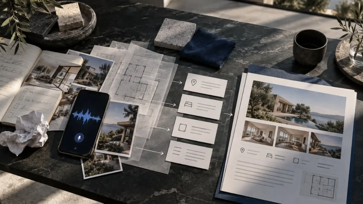 AI Listing Description Generator interface preview