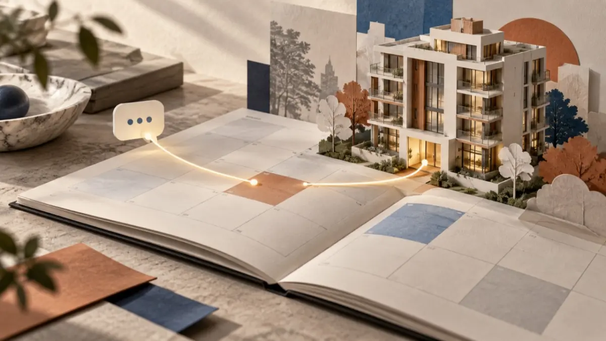 Real Estate Calendar interface preview