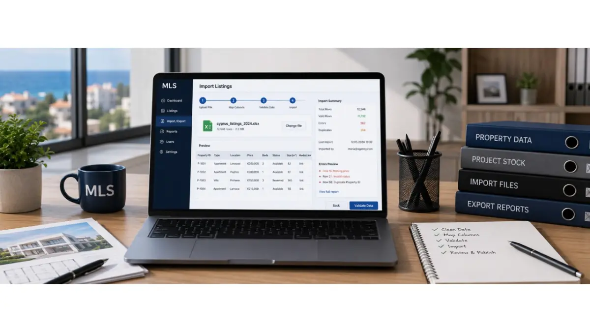 Importing and Exporting MLS Data for Real Estate Teams in Cyprus