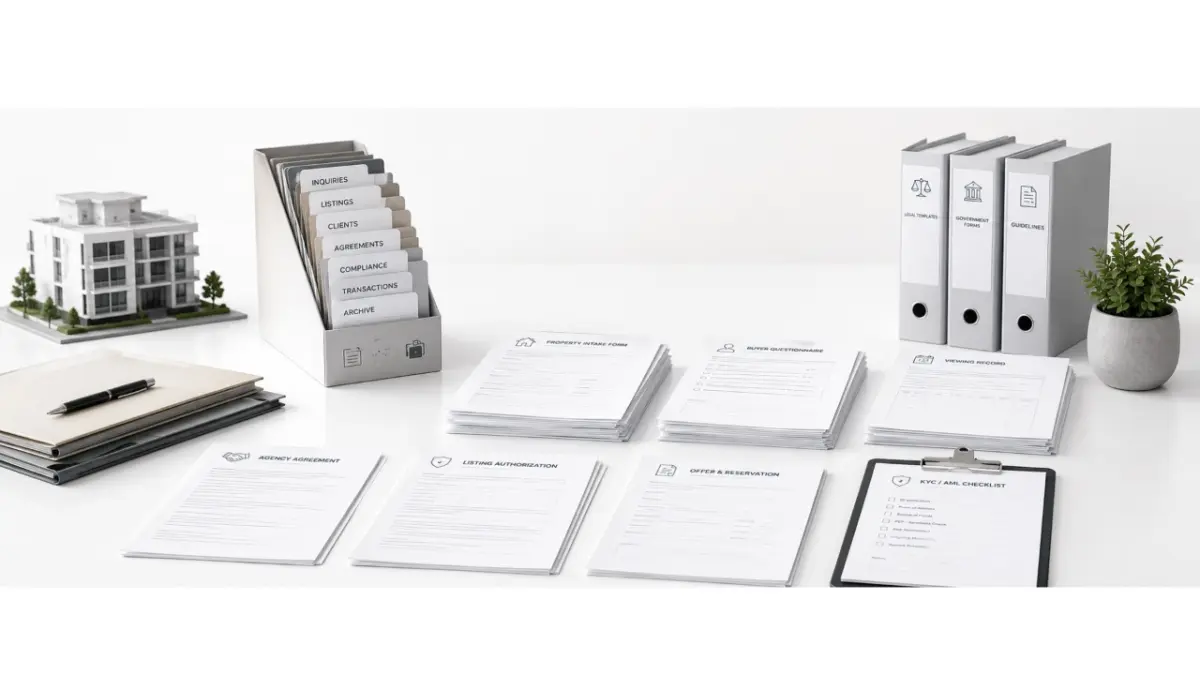 Real Estate Forms and Templates for Professional Work in Cyprus
