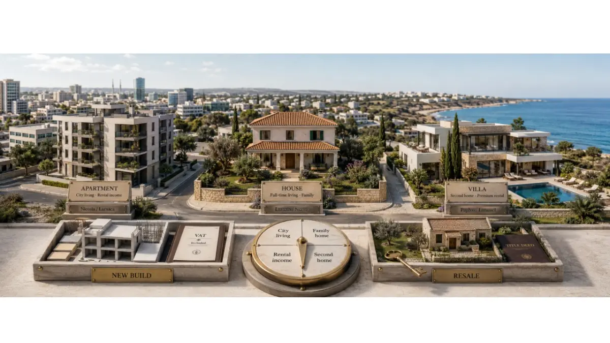 House, Apartment, or Villa in Cyprus — How to Choose Without Getting Lost in Listings