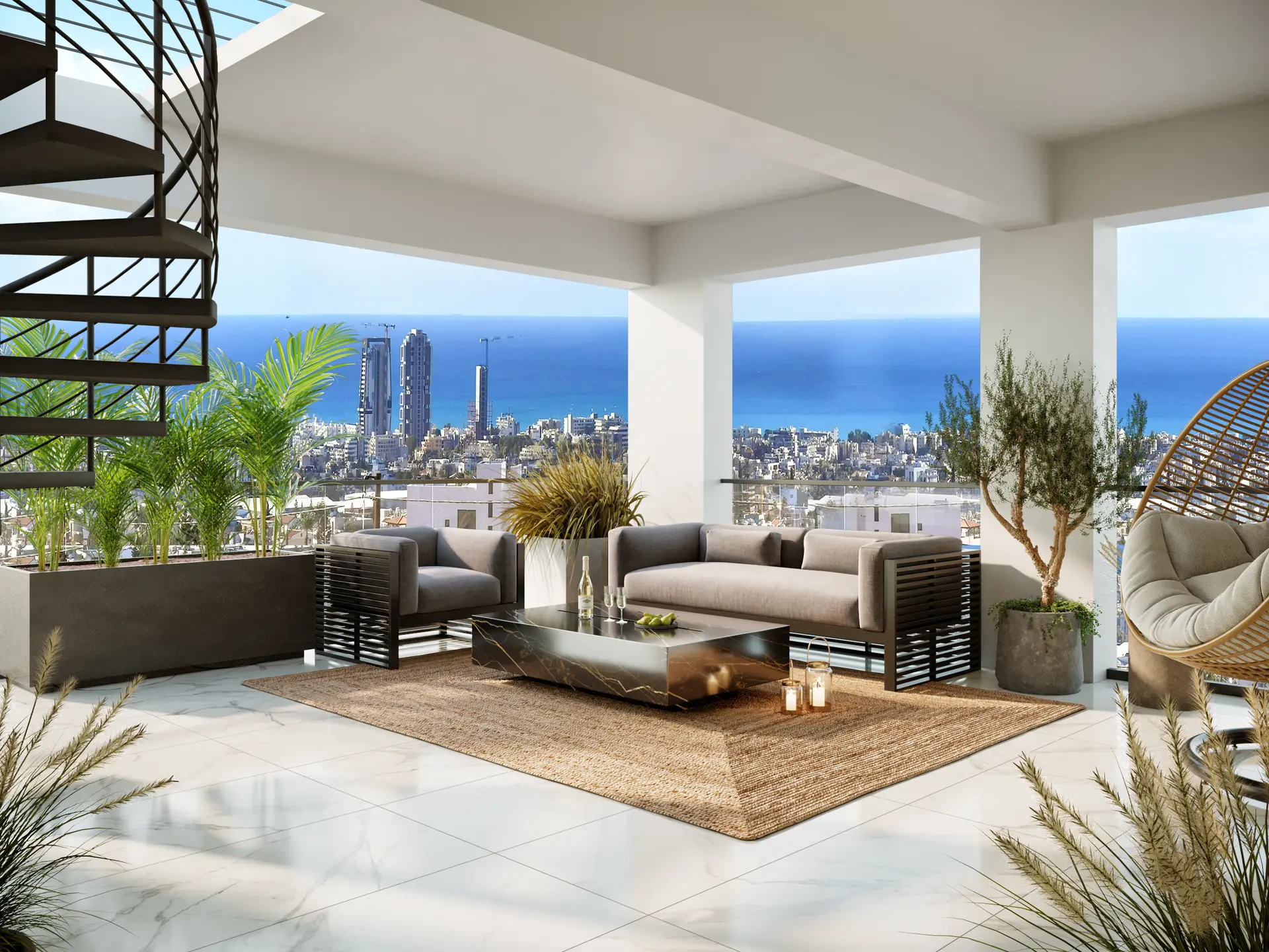 Example Penthouse in Limassol